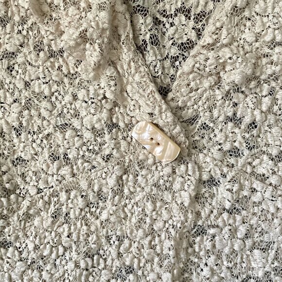 Stunning Windsmoor Cream Lace Blazer Jacket-Size Medium/Large - Picture 6 of 11